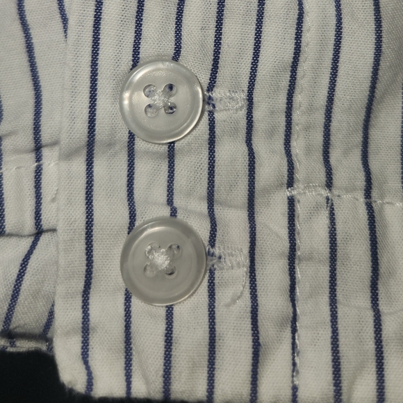 Women's Zara Boxer Shorts Pin Striped Size L - Picture 2 of 6